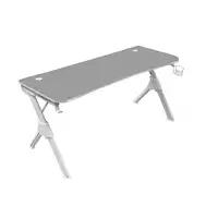 Mars Gaming MGD140, Escritorio Ergonómica Gaming, Soporte Auriculares y Bebidas, E