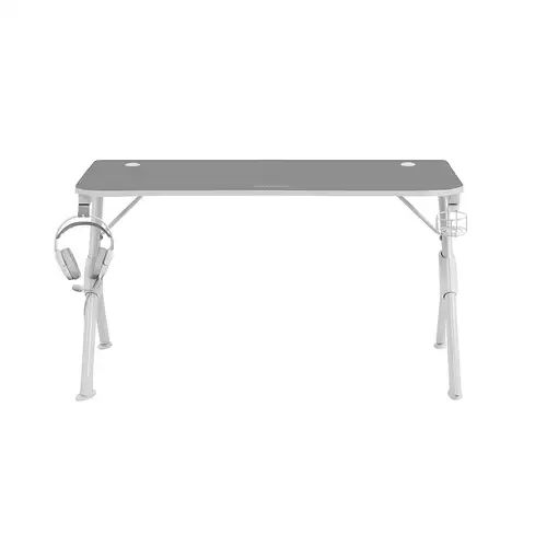 Mars Gaming MGD140, Escritorio Ergonómica Gaming, Soporte Auriculares y Bebidas, E