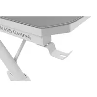 Mars Gaming MGD140, Escritorio Ergonómica Gaming, Soporte Auriculares y Bebidas, E
