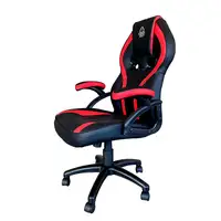 KeepOut XS200 Silla para videojuegos universal Asiento acolchado Negro, Rojo