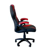 KeepOut XS200 Silla para videojuegos universal Asiento acolchado Negro, Rojo
