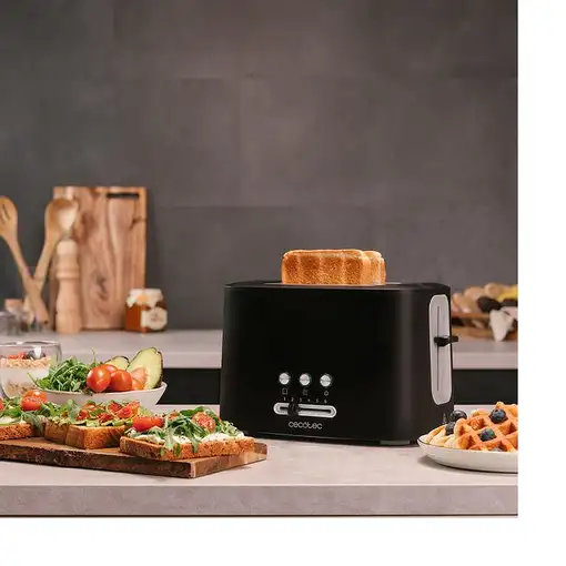 Cecotec 03179 tostadora 6 2 rebanada(s) 980 W Negro