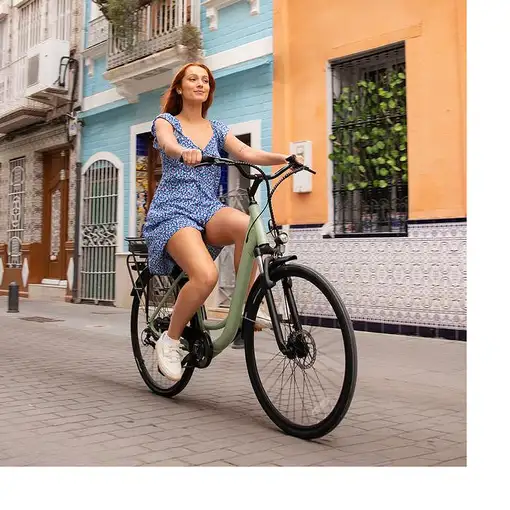 Cecotec 07178 bicicleta eléctrica Verde Aluminio 5,08 cm (2'')