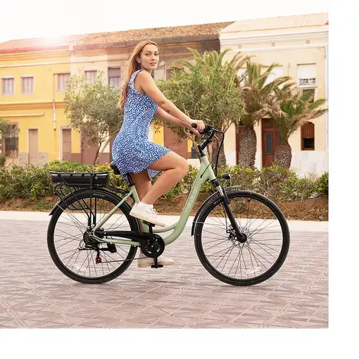 Cecotec 07178 bicicleta eléctrica Verde Aluminio 5,08 cm (2'')