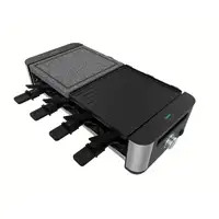 Cecotec 03225 parrilla de interior 8 personas(s) 1400 W Negro, Gris