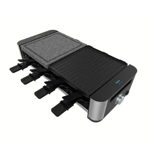 Cecotec 03225 parrilla de interior 8 personas(s) 1400 W Negro, Gris