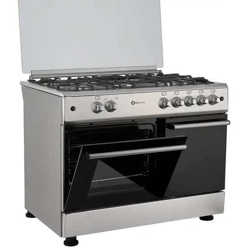 SOLTHERMIC® COCINA F9LT50G2I GAS INOX 90X60 PORTABOMBONA