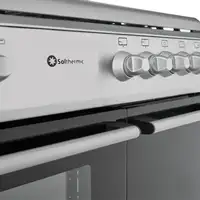 SOLTHERMIC® COCINA F9LT50G2I GAS INOX 90X60 PORTABOMBONA