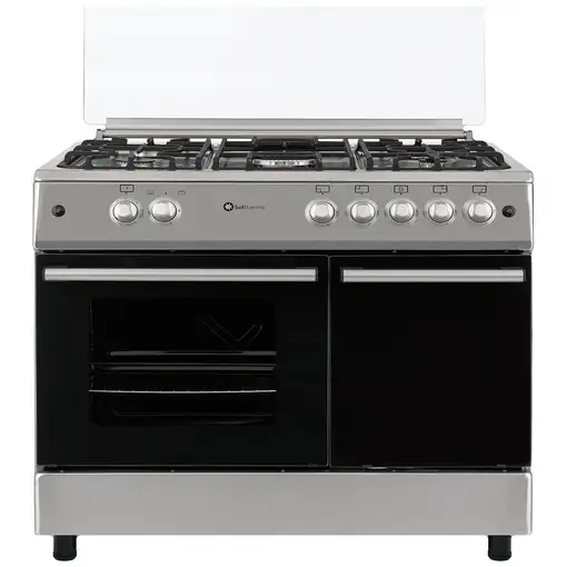 SOLTHERMIC® COCINA F9LT50G2I GAS INOX 90X60 PORTABOMBONA