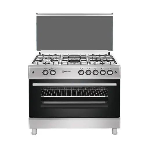 SOLTHERMIC® COCINA F9L50G2I GAS INOX 90X60 HORNO PANORÁMICO