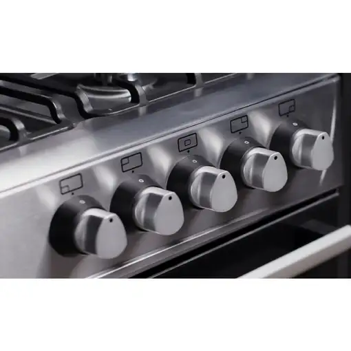 SOLTHERMIC® COCINA F9L50G2I GAS INOX 90X60 HORNO PANORÁMICO