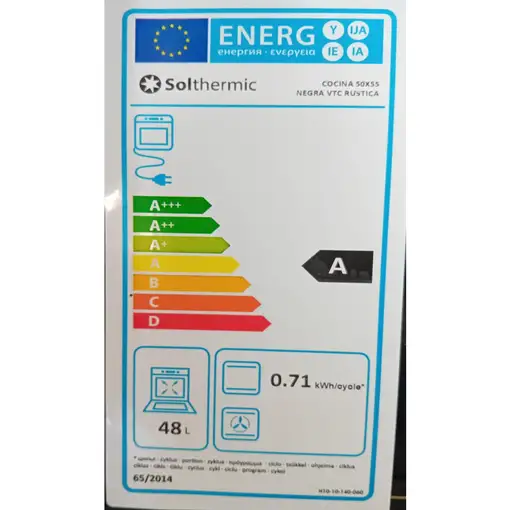 SOLTHERMIC® COCINA VTC NEGRA RÚSTICA 50X50