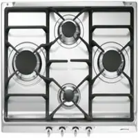 Smeg S60GHS hobs Acero inoxidable Integrado Encimera de gas 4 zona(s)