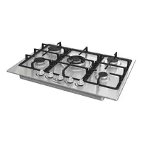 Hisense GM773XF hobs Acero inoxidable Integrado 71 cm Encimera de gas 5 zona(s)