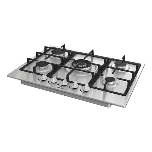Hisense GM773XF hobs Acero inoxidable Integrado 71 cm Encimera de gas 5 zona(s)