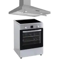 Solthermic® Pack Cocina 60x60 Vti60 Inox Induccion + Campana De 60 Inox