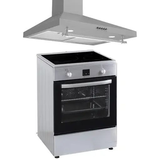 Solthermic® Pack Cocina 60x60 Vti60 Inox Induccion + Campana De 60 Inox