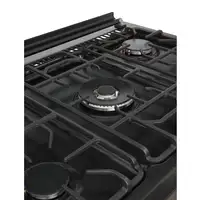 SOLTHERMIC® COCINA F9LT50G2 GAS NEGRO RÚSTICO 90X60 PORTABOMBONA