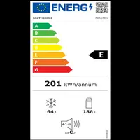 SOLTHERMIC® FRIGO-COMBI RETRO 1,88 FCR188N NEGRO