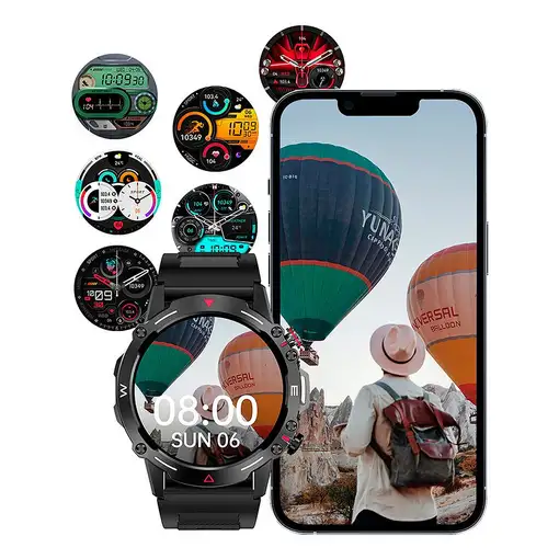 COOL 8434847073545 Relojes inteligentes y deportivos 3,63 cm (1.43") AMOLED 46 mm