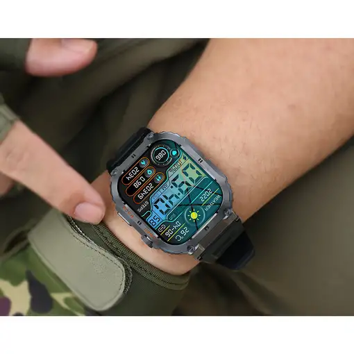 Denver SWC-191B Relojes inteligentes y deportivos 4,98 cm (1.96") IPS Digital 320