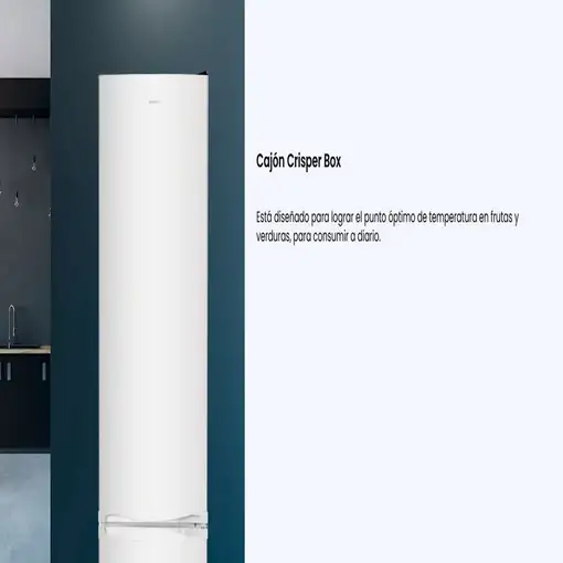 Frigorifico Combi Infiniton FGC-250B, 230 Litros, 168 cm, E, DEFROST, Blanco