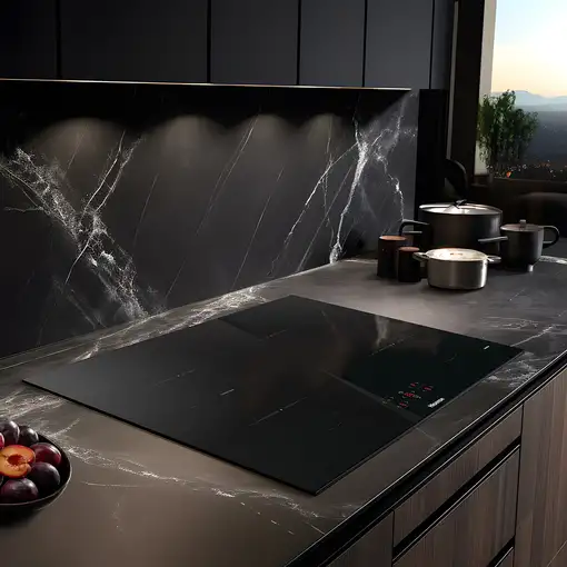 Hisense HI8421BSC hobs Negro Integrado 80 cm Con placa de inducción 4 zona(s)