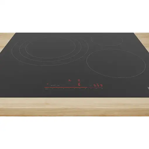Bosch Serie 6 PID61RHB1E hobs Negro Integrado 60 cm Con placa de inducción 3 zona(