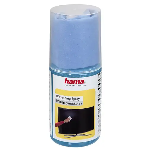 Hama | Spray de limpieza para pantallas de 200 ml y paño de microfibra 20x20 cm Hama | Spray de limpieza para pantallas de 200 ml y paño de microfibra 20x20 cm