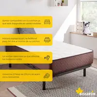 Somier con Patas Descansin | 135x190 cm | Materiales Resistentes | Silencioso