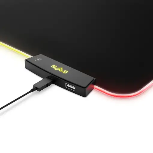 Energy Sistem GAMING Pad ESG P5 RGB Alfombrilla de ratón para juegos Negro