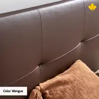 Cabecero de Cama Tapizado 90cm | Wengue | Directo a suelo sin agujeros | Descansin