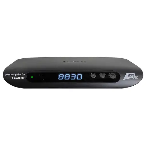 Xoro HRS 8830 descodificador para televisor Ethernet (RJ-45), Satélite Full HD Neg