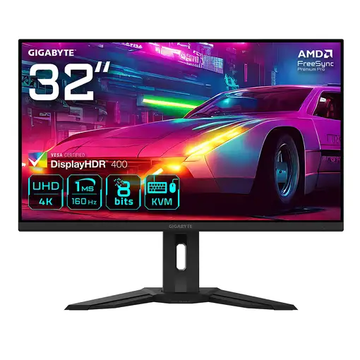 GIGABYTE M32UP 31.5" Monitor de juego UHD - 3840 x 2160, 160 Hz, 1 ms, 350 cd/m²,