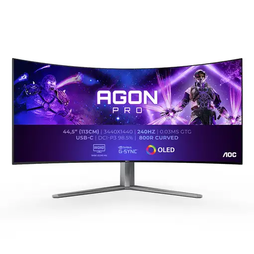 AOC AGON PRO AG456UCZD LED display 114,3 cm (45") 3440 x 1440 Pixeles Wide Quad HD