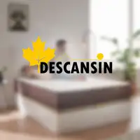 Cabecero de Cama Tapizado 135cm | Blanco | Directo a suelo sin agujeros |Descansin