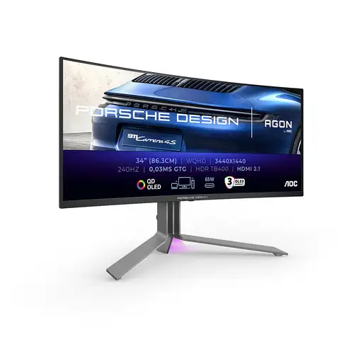 AOC Porsche PD34 pantalla para PC 86,4 cm (34'') 3440 x 1440 Pixeles Wide Quad HD Q