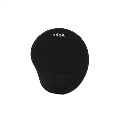Nilox Alfombrilla ergonómica de color negro de