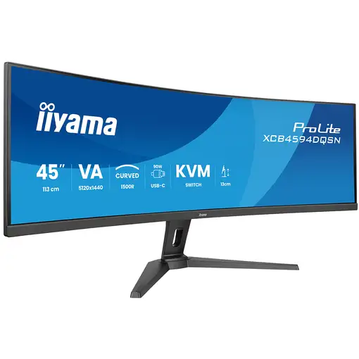 iiyama G-MASTER 45''LCD Curved Bus. UWQHD pantalla para PC 114,3 cm (45'') 5120 x 14