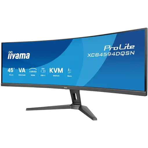 iiyama G-MASTER 45''LCD Curved Bus. UWQHD pantalla para PC 114,3 cm (45'') 5120 x 14