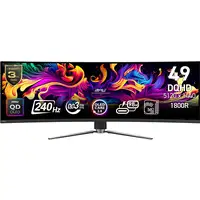 MSI MPG 491CQPX QD-OLED pantalla para PC 124,5 cm (49'') 5120 x 1440 Pixeles Dual Q MSI MPG 491CQPX QD-OLED pantalla para PC 124,5 cm (49'') 5120 x 1440 Pixeles Dual Q