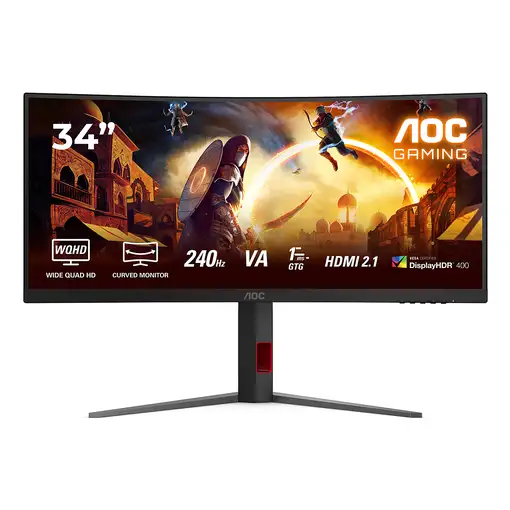 AOC G4 CU34G4Z pantalla para PC 86,4 cm (34") 3440 x 1440 Pixeles Wide Quad HD LED