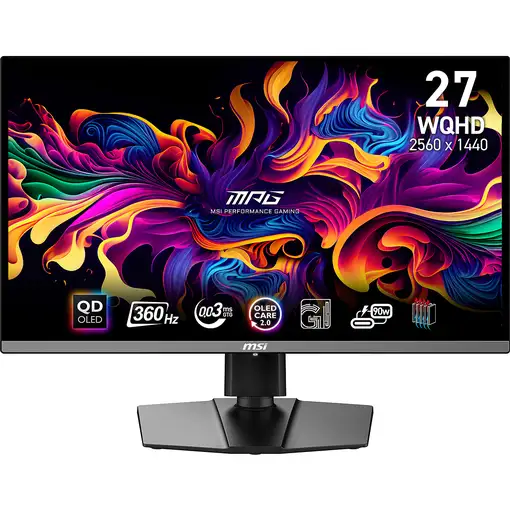 MSI MPG 271QRX QD-OLED pantalla para PC 67,3 cm (26.5'') 2560 x 1440 Pixeles Wide Q