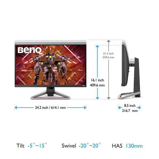 BenQ 9H.LKTLA.TBE pantalla para PC 68,6 cm (27") 3840 x 2160 Pixeles 4K Ultra HD L