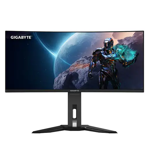 GIGABYTE Monitor de juegos curvo OLED WQHD MO34WQC de 34'' - 3440 x 1440, 175Hz, 0.