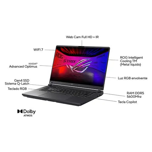 ASUS ROG 7947 G615JPR-S5003 Portatil Gaming Intel Core I7 (16 '') WQXGA 240Hz