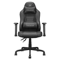 COUGAR Gaming Fusion S Black Silla para videojuegos de PC Asiento acolchado Negro