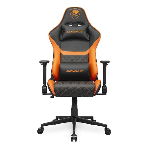 COUGAR Gaming Armor One V2 Asiento acolchado tapizado Negro, Naranja