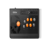 Krom Kumite Negro USB Panel de mandos tipo máquina recreativa Analógico/Digital Pl