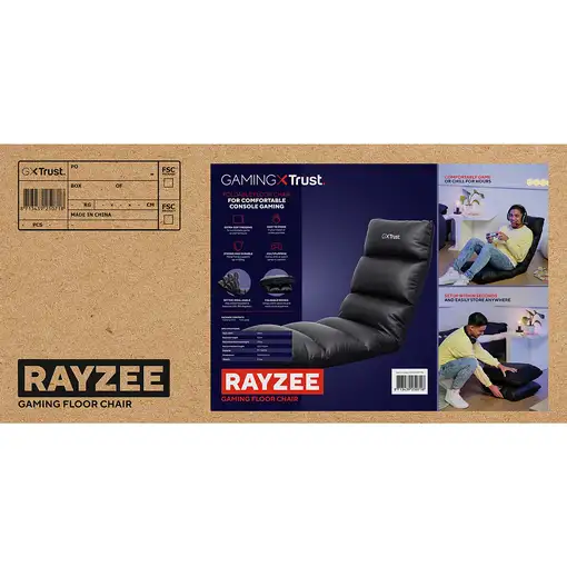 Trust GXT 718 RAYZEE Silla gaming Asiento acolchado Negro